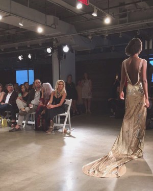 Model wearing Tinsley Radix